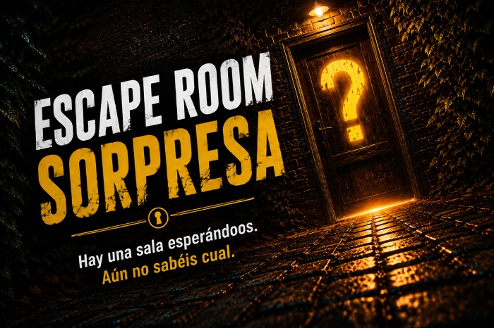 Escape Room Sorpresa - grupo de amigos en escape room